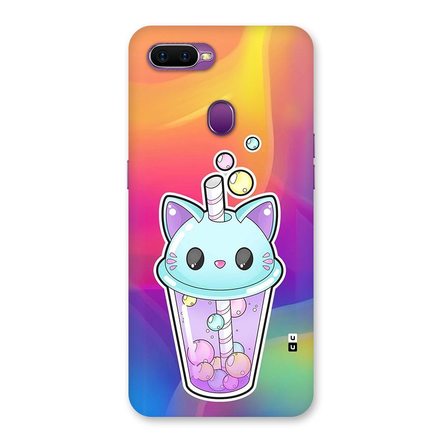 Cat Drink Back Case for Oppo F9