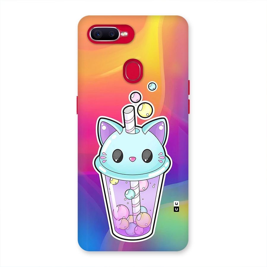 Cat Drink Back Case for Oppo F9 Pro