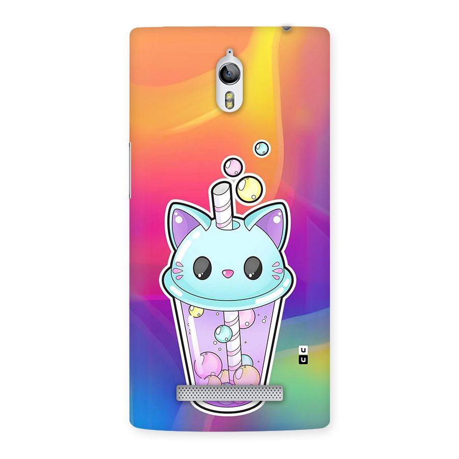 Cat Drink Back Case for Oppo Find 7
