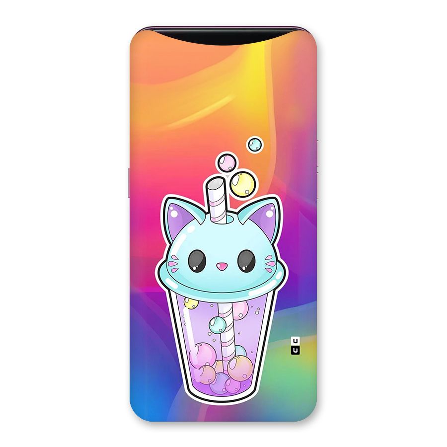 Cat Drink Back Case for Oppo Find X