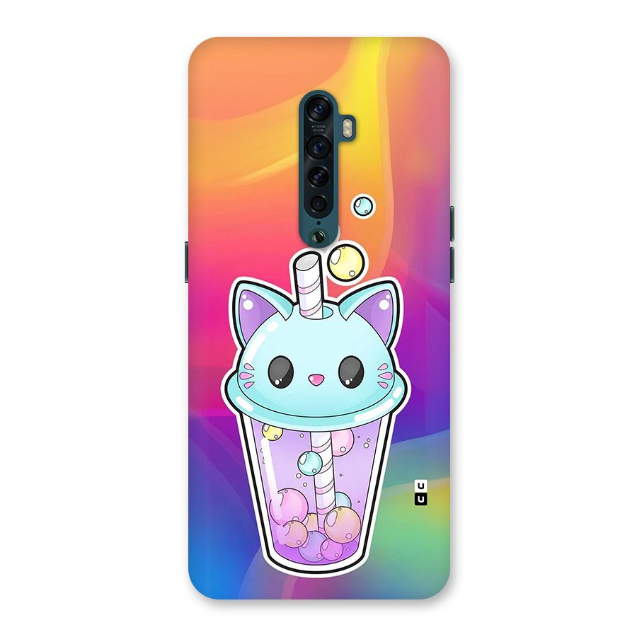 Cat Drink Back Case for Oppo Reno2