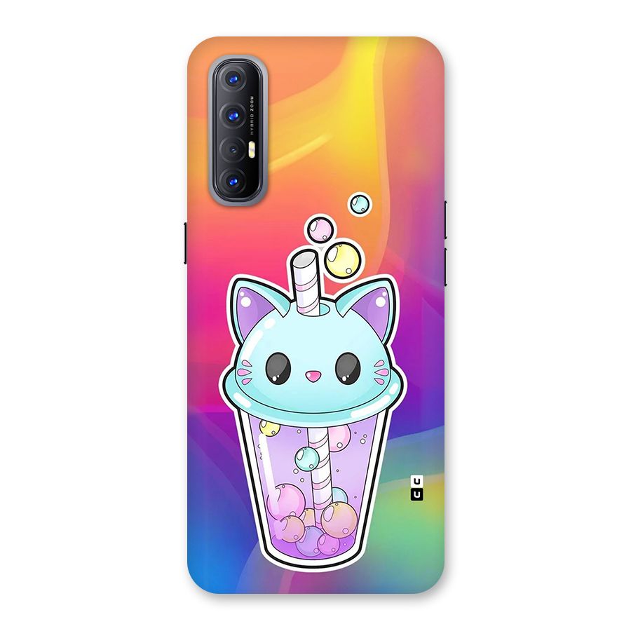 Cat Drink Back Case for Oppo Reno3 Pro