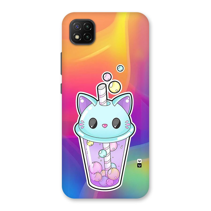 Cat Drink Back Case for Poco C3