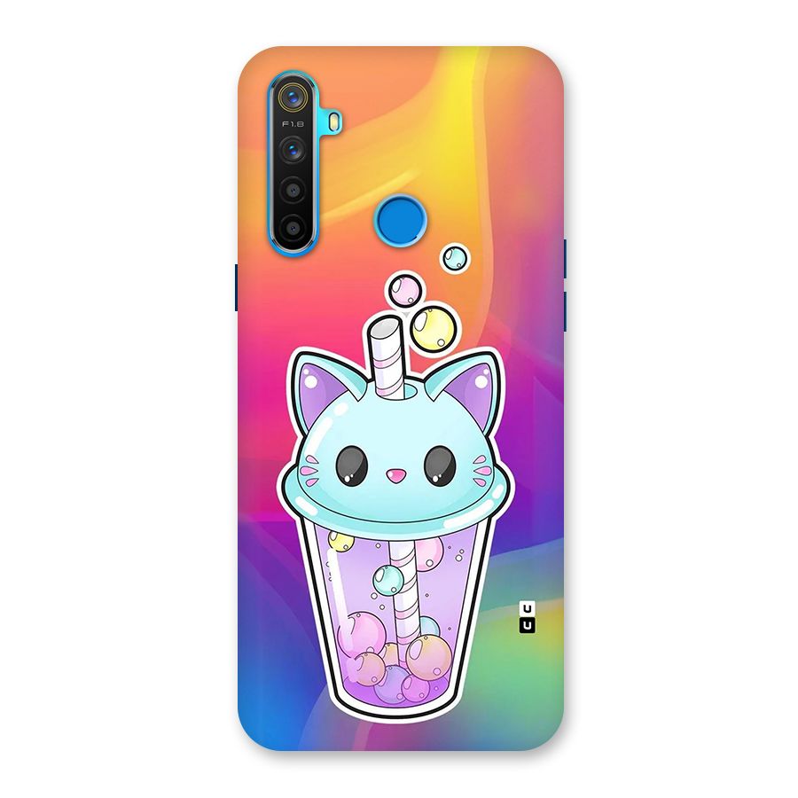 Cat Drink Back Case for Realme 5