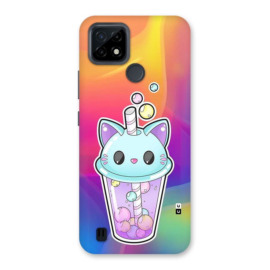 Cat Drink Back Case for Realme C21