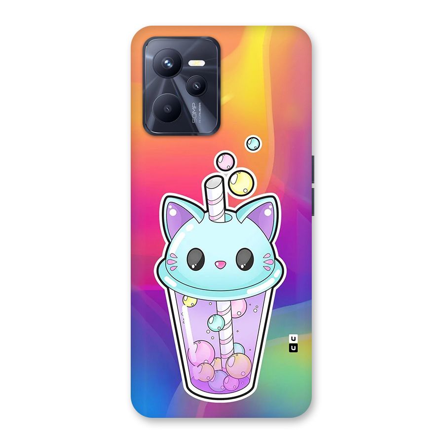 Cat Drink Back Case for Realme C35