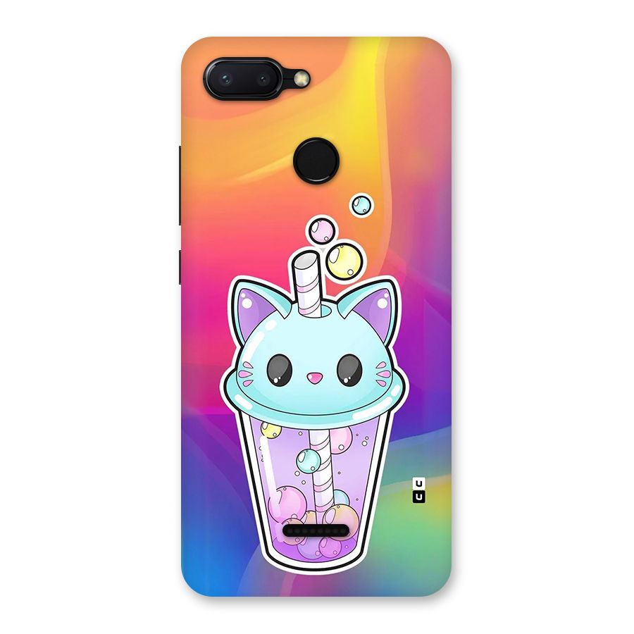 Cat Drink Back Case for Redmi 6