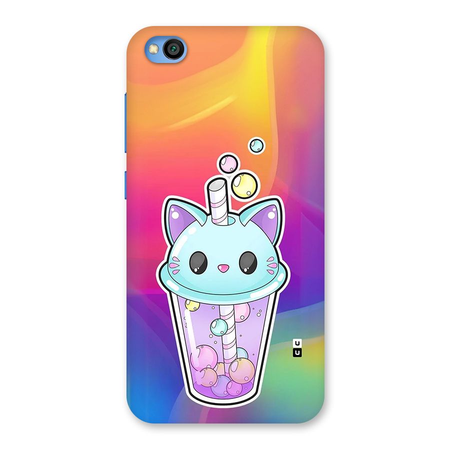 Cat Drink Back Case for Redmi Go