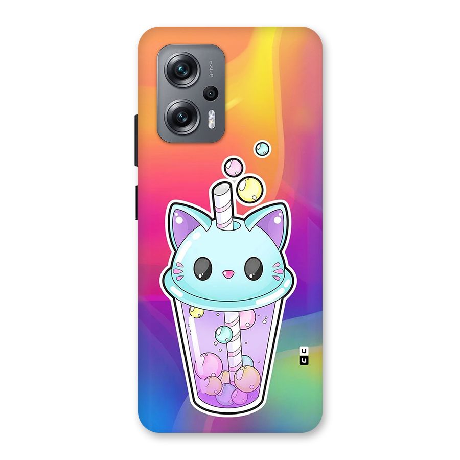 Cat Drink Back Case for Redmi K50i