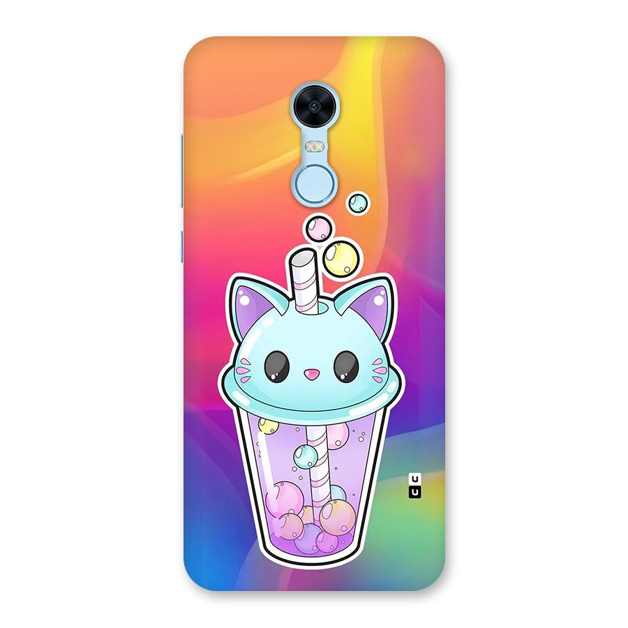 Cat Drink Back Case for Redmi Note 5