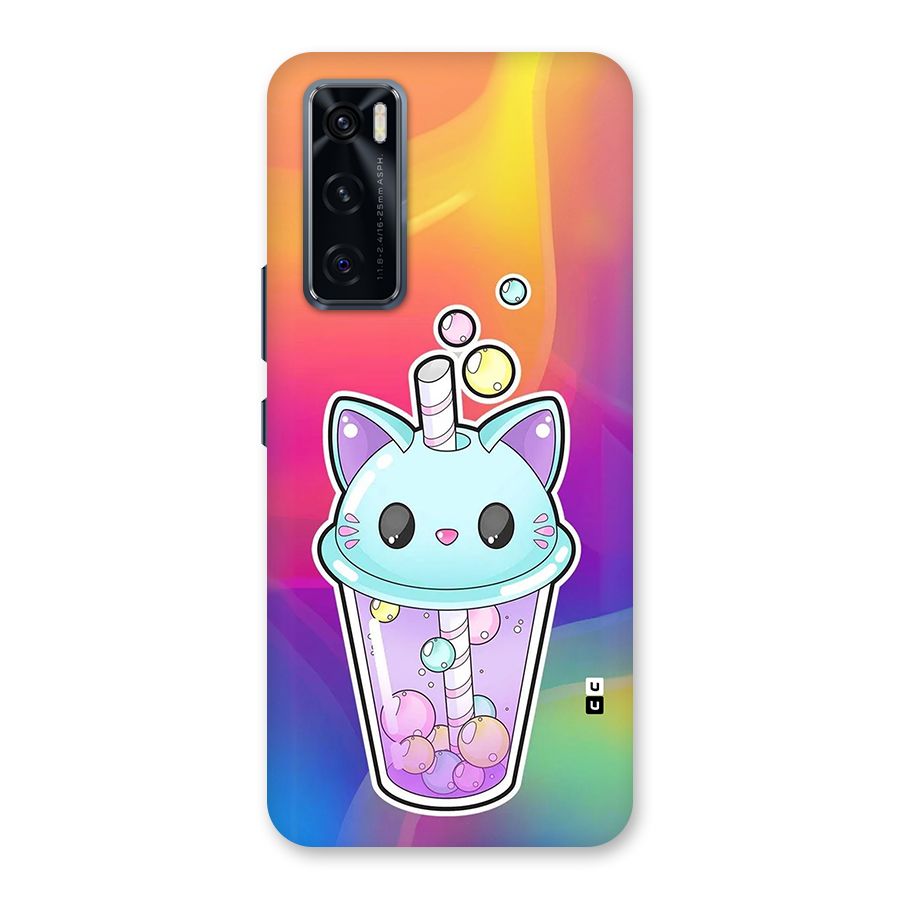 Cat Drink Back Case for Vivo V20 SE