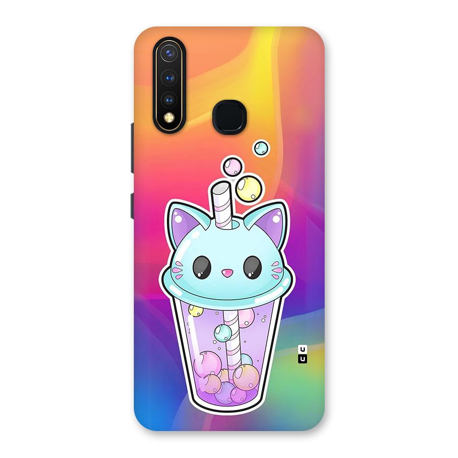 Cat Drink Back Case for Vivo Y19