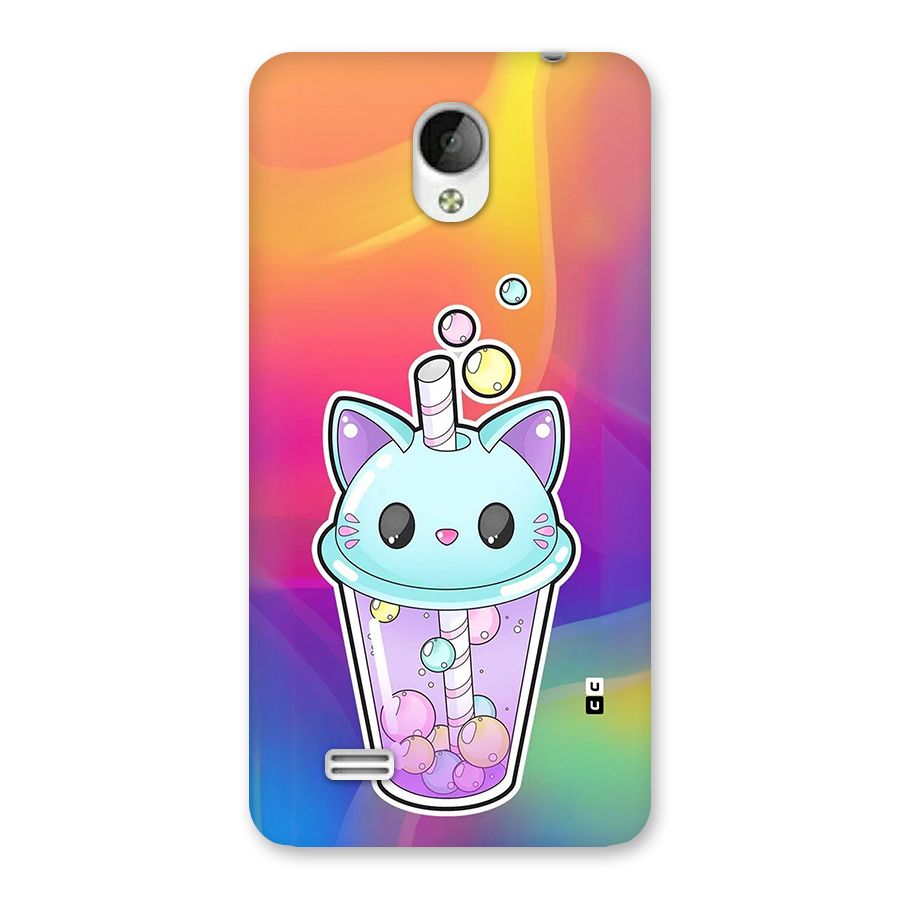Cat Drink Back Case for Vivo Y21
