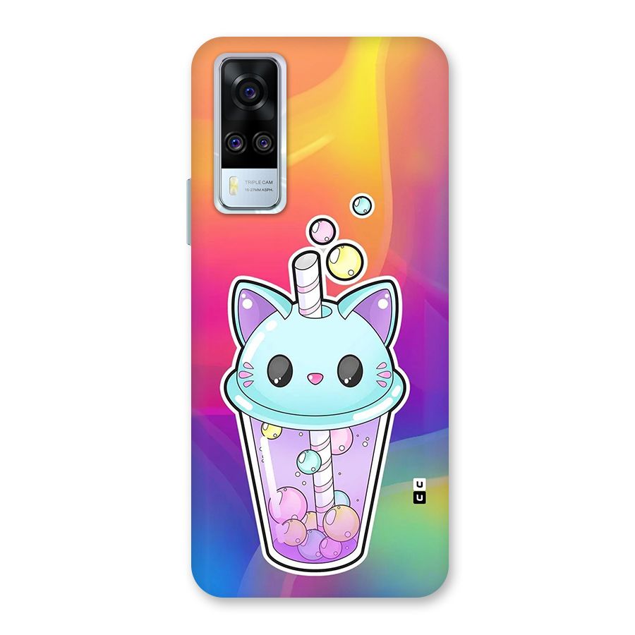 Cat Drink Back Case for Vivo Y31