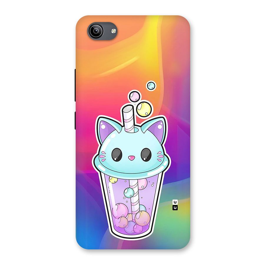 Cat Drink Back Case for Vivo Y81i