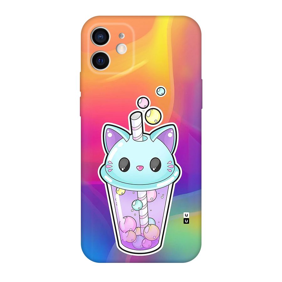 Cat Drink Back Case for iPhone 12