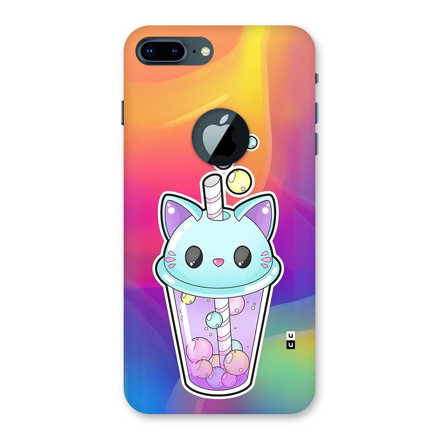 Cat Drink Back Case for iPhone 7 Plus Logo Cut