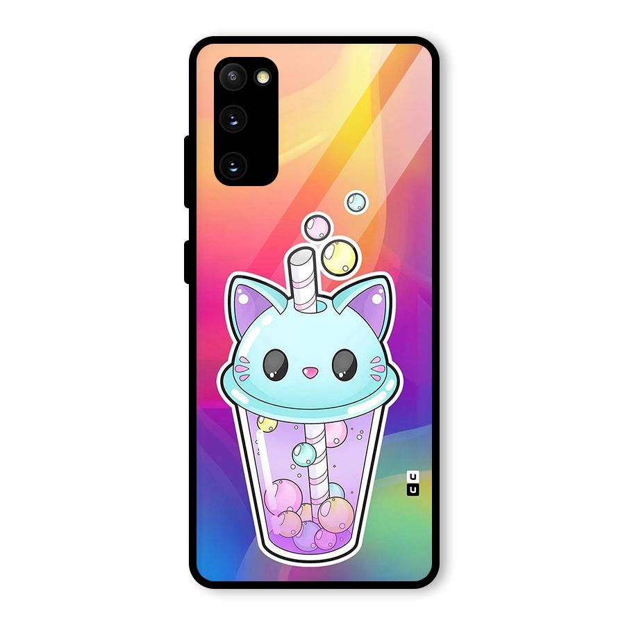Cat Drink Glass Back Case for Galaxy S20 FE 5G