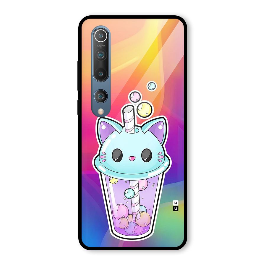Cat Drink Glass Back Case for Mi 10
