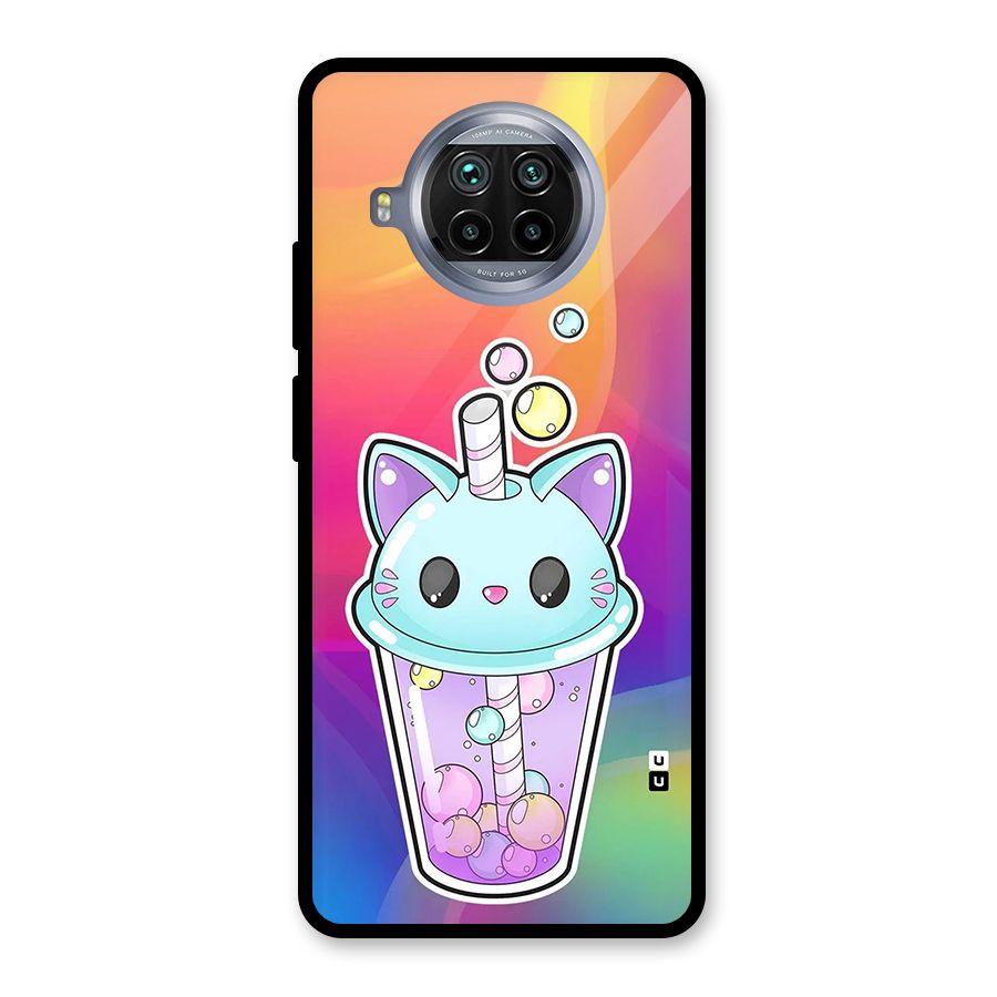 Cat Drink Glass Back Case for Mi 10i