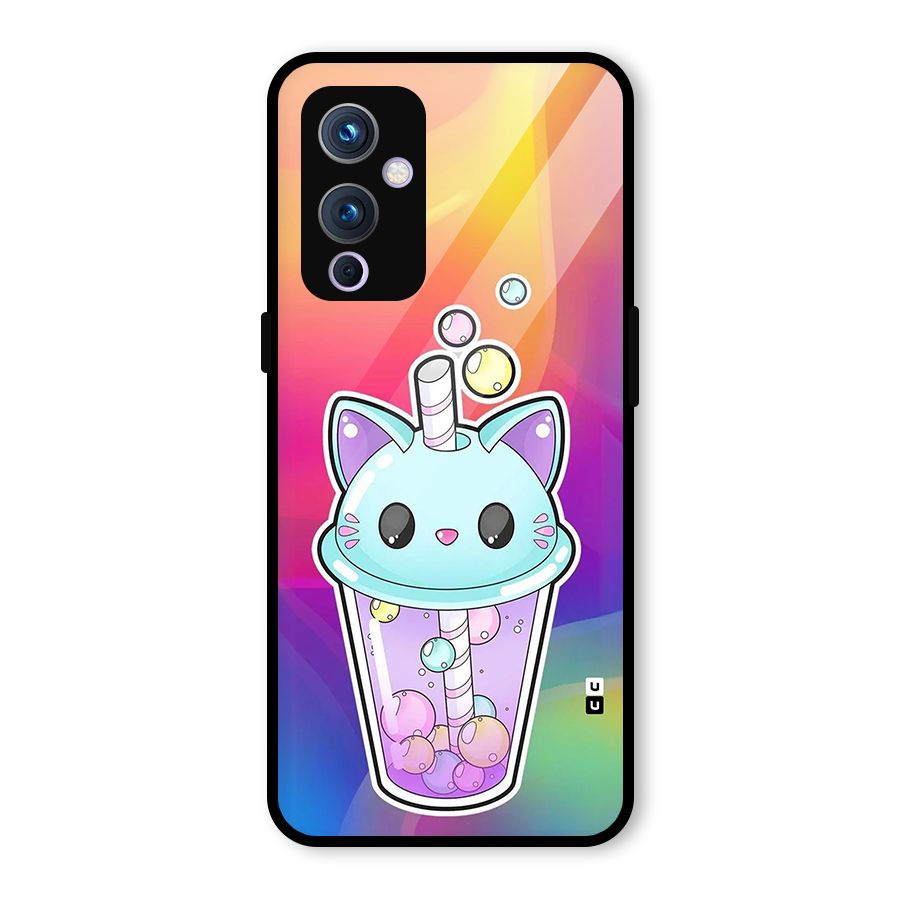 Cat Drink Glass Back Case for OnePlus 9