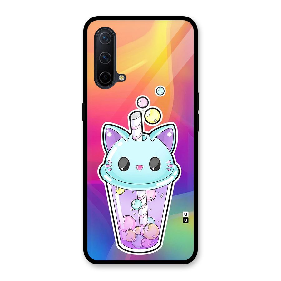 Cat Drink Glass Back Case for OnePlus Nord CE 5G