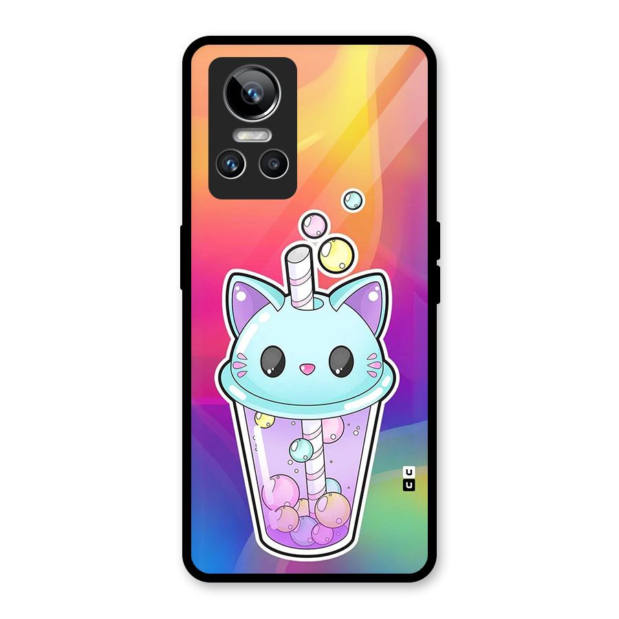 Cat Drink Glass Back Case for Realme GT Neo 3