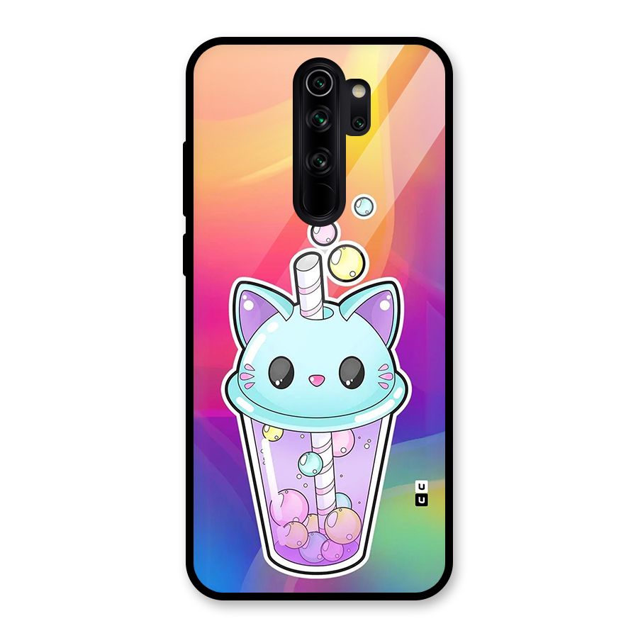Cat Drink Glass Back Case for Redmi Note 8 Pro