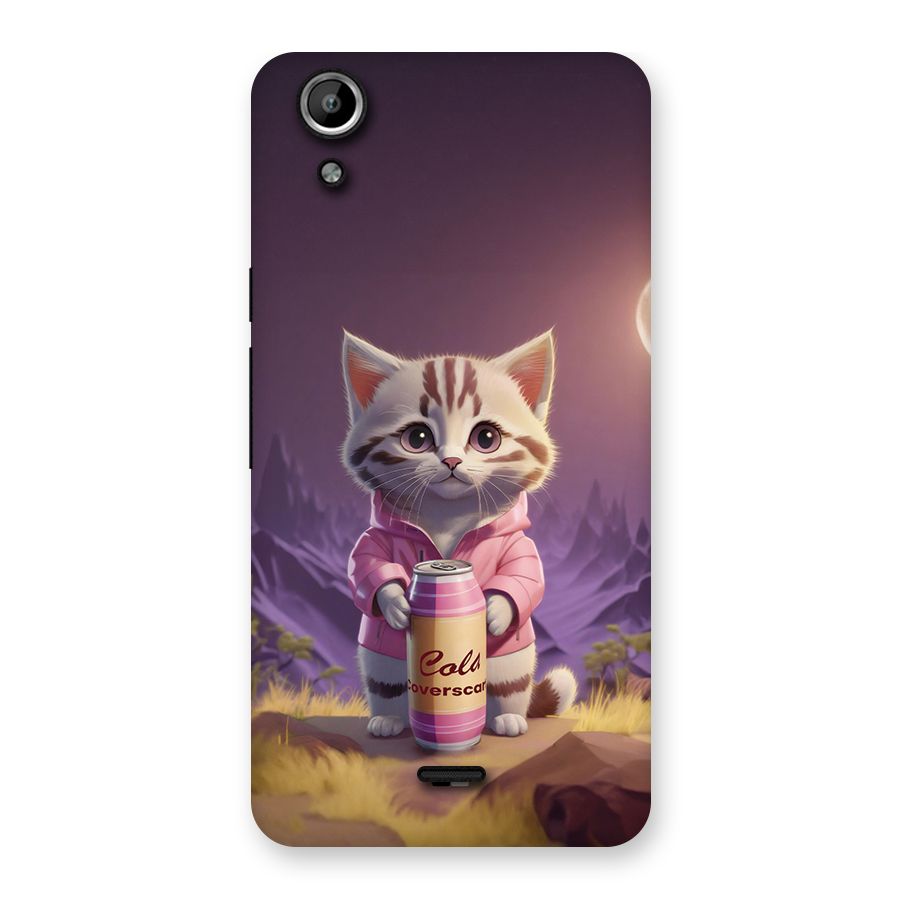 Cat Holding Can Back Case for Canvas Selfie Lens Q345