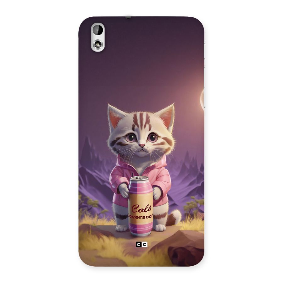 Cat Holding Can Back Case for Desire 816g