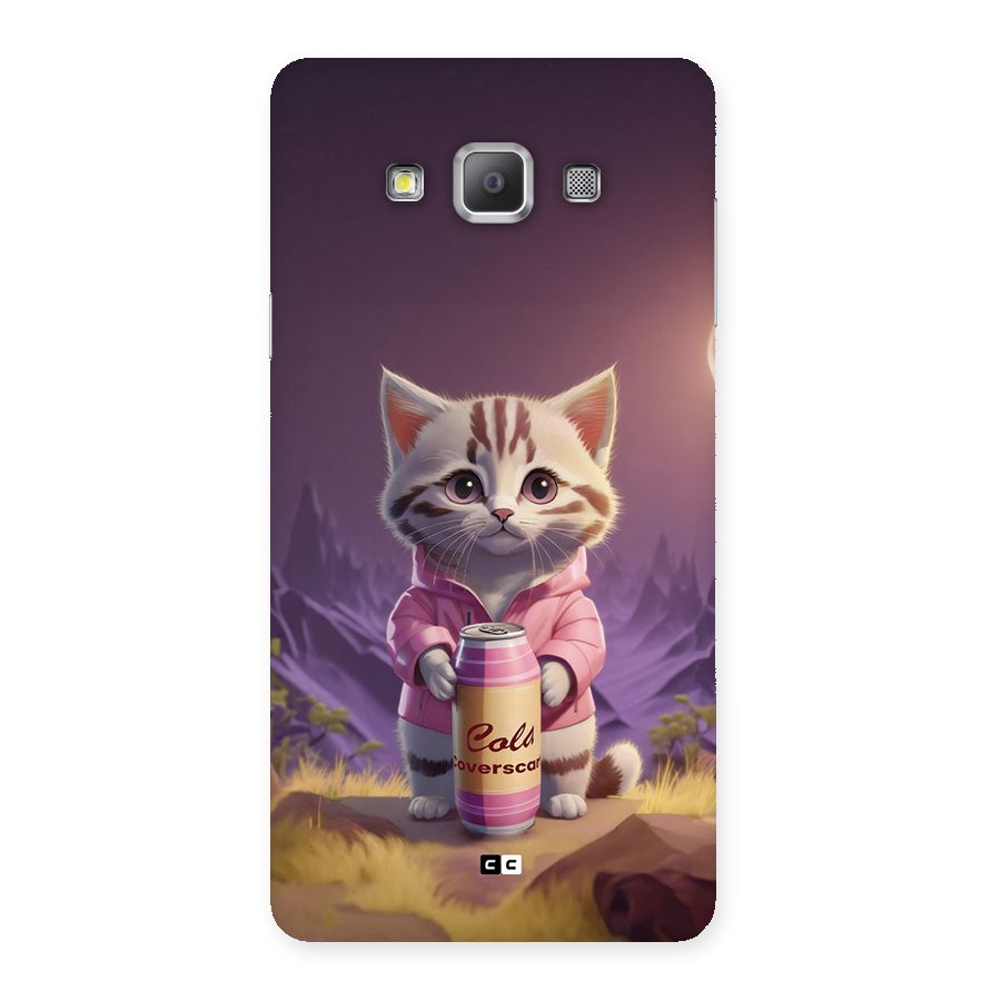 Cat Holding Can Back Case for Galaxy A7