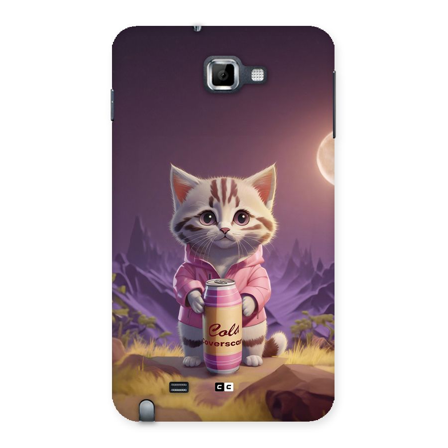 Cat Holding Can Back Case for Galaxy Note