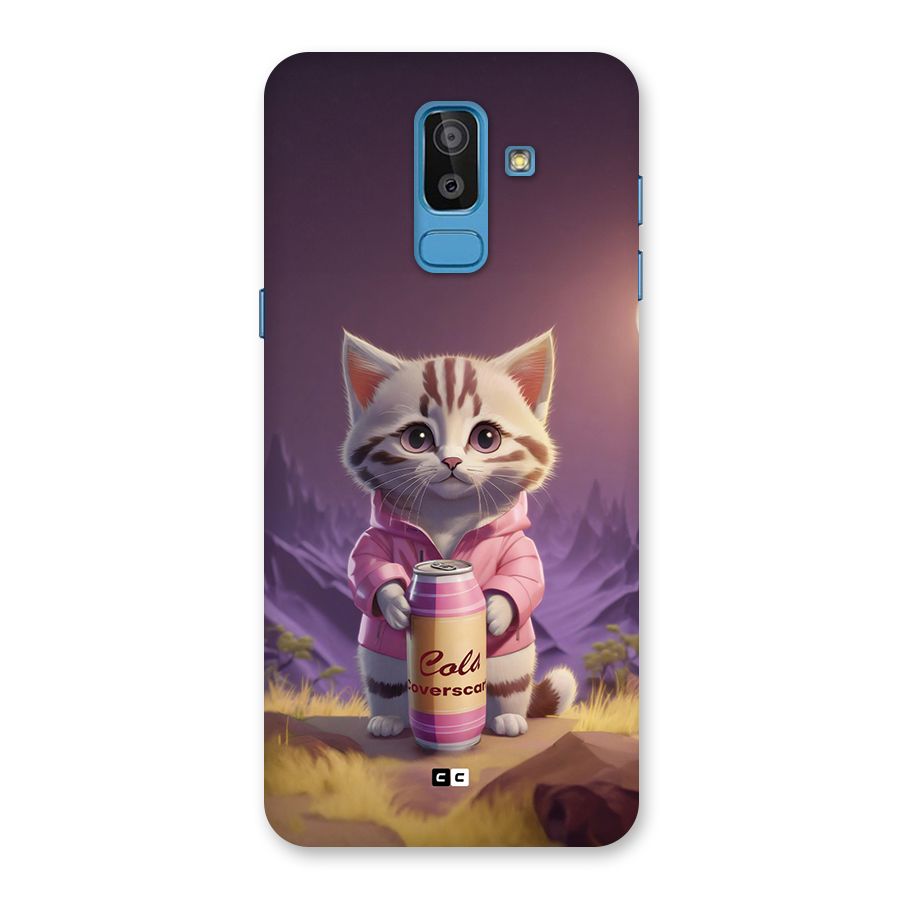 Cat Holding Can Back Case for Galaxy On8 (2018)