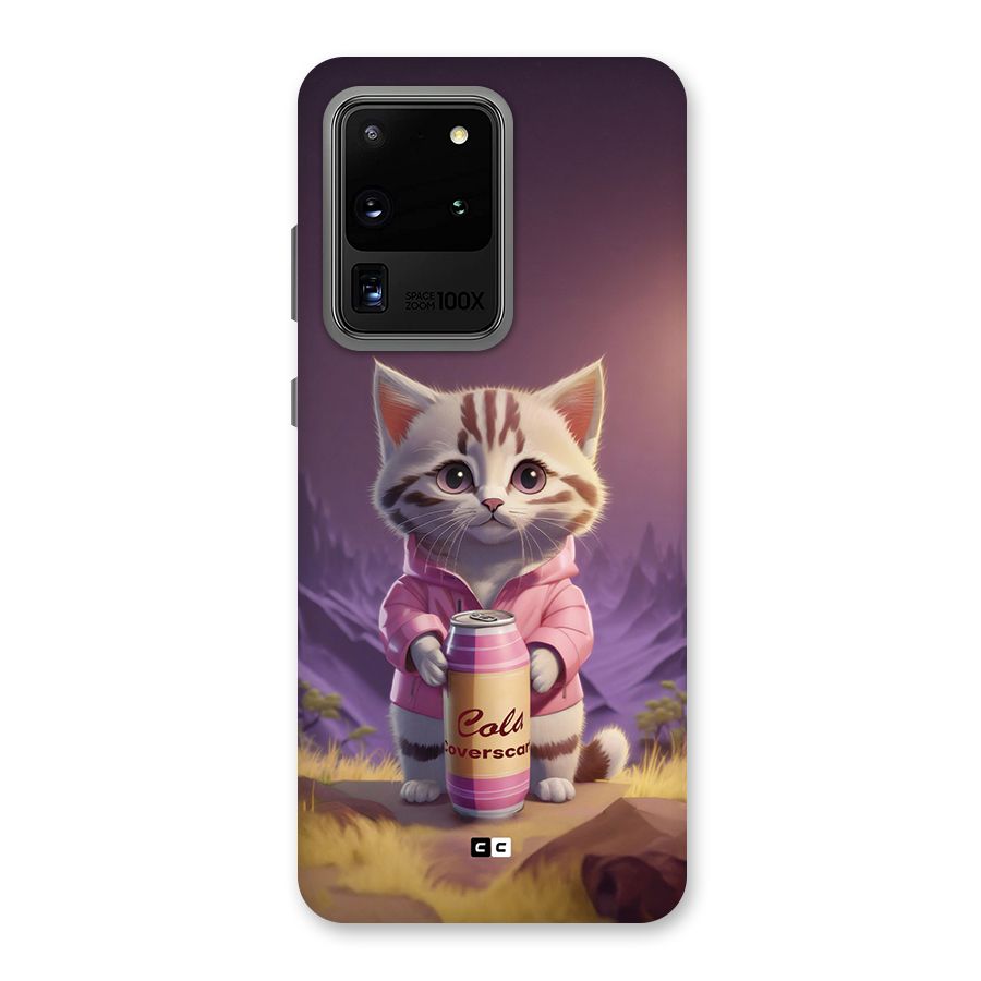 Cat Holding Can Back Case for Galaxy S20 Ultra