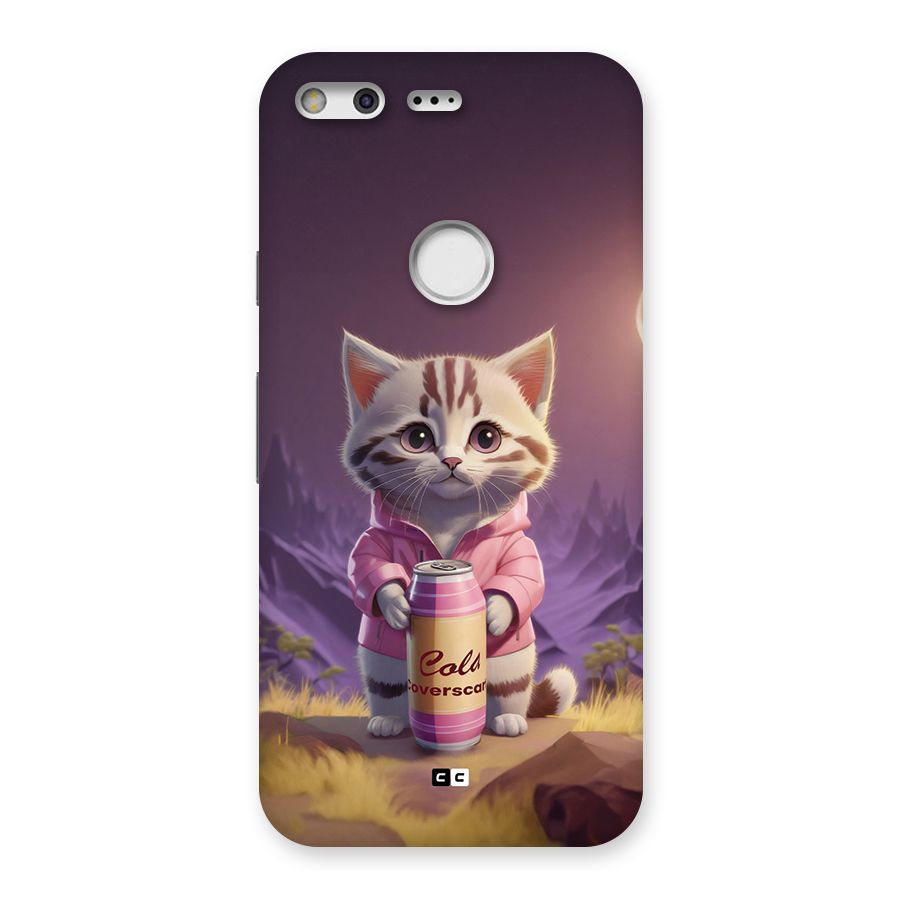 Cat Holding Can Back Case for Google Pixel XL