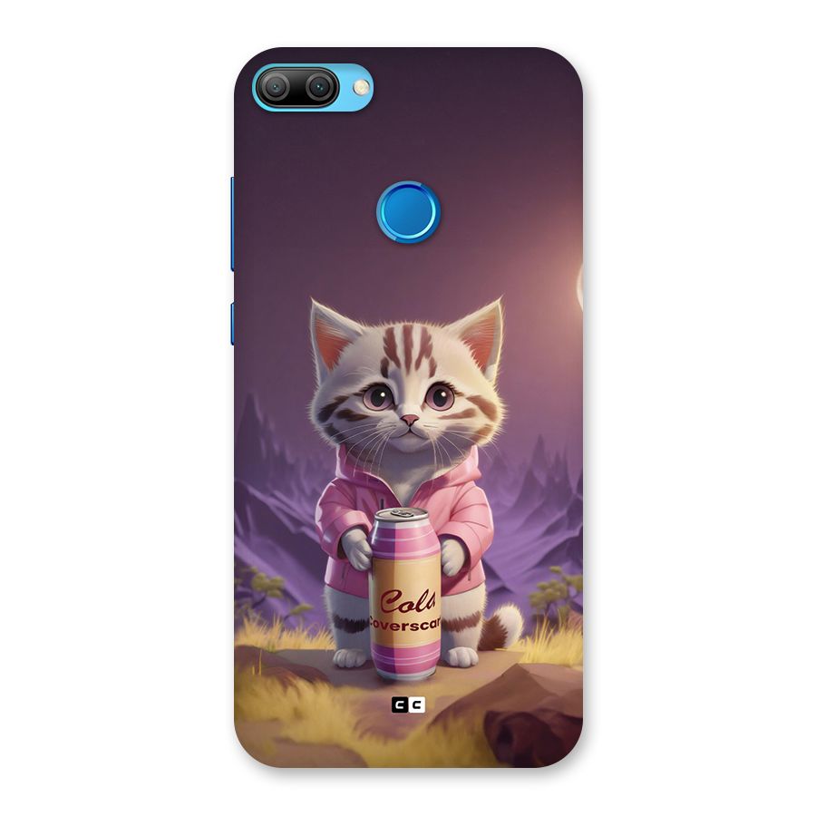 Cat Holding Can Back Case for Honor 9N