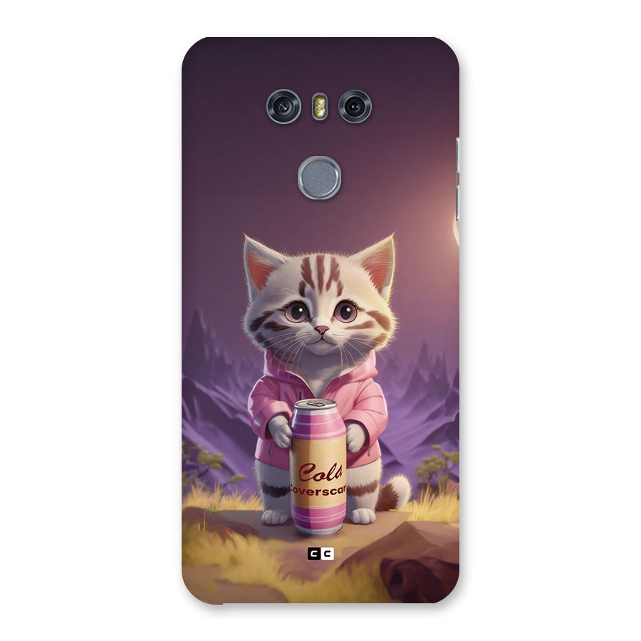 Cat Holding Can Back Case for LG G6