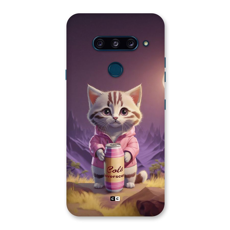 Cat Holding Can Back Case for LG  V40 ThinQ