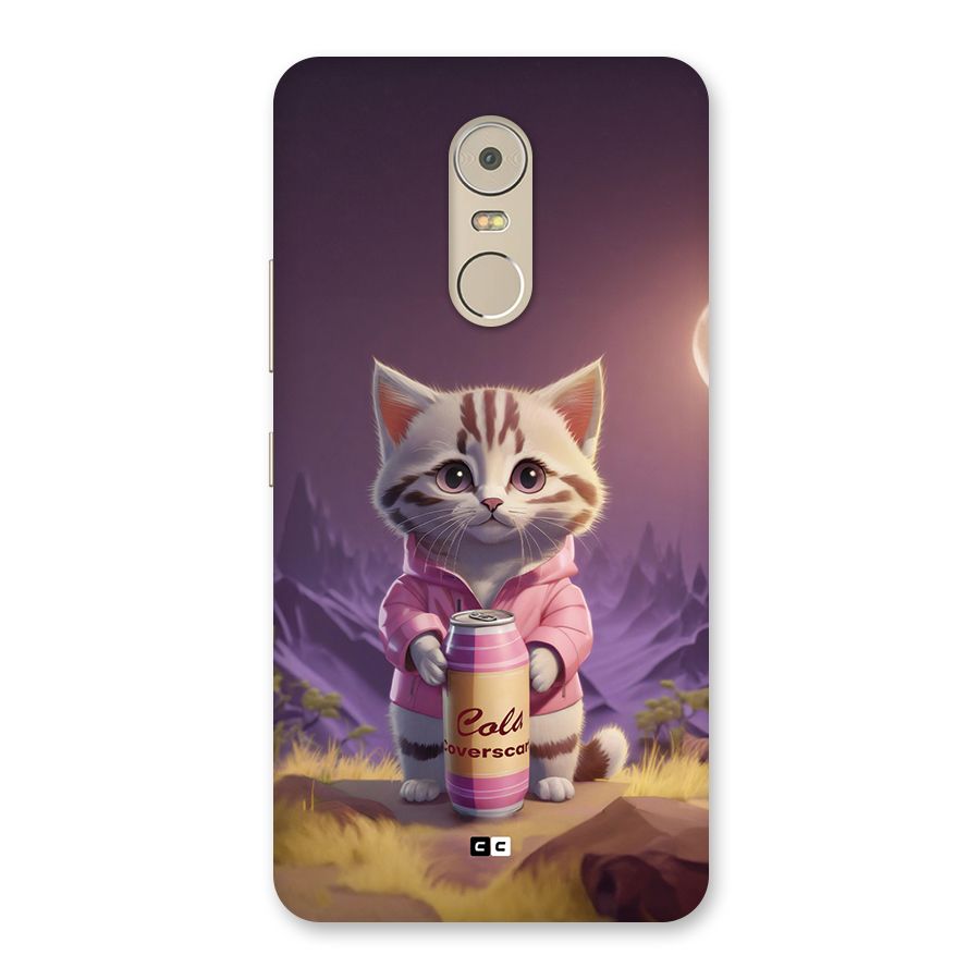 Cat Holding Can Back Case for Lenovo K6 Note