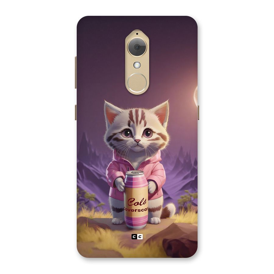 Cat Holding Can Back Case for Lenovo K8