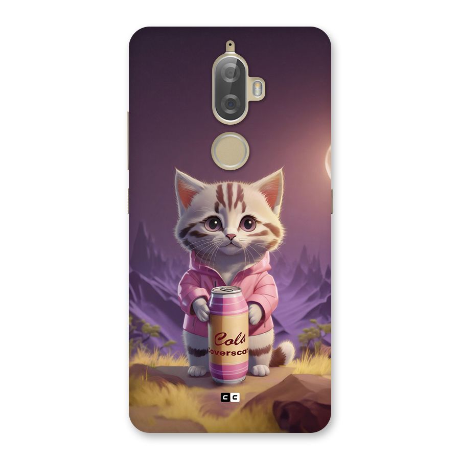 Cat Holding Can Back Case for Lenovo K8 Plus