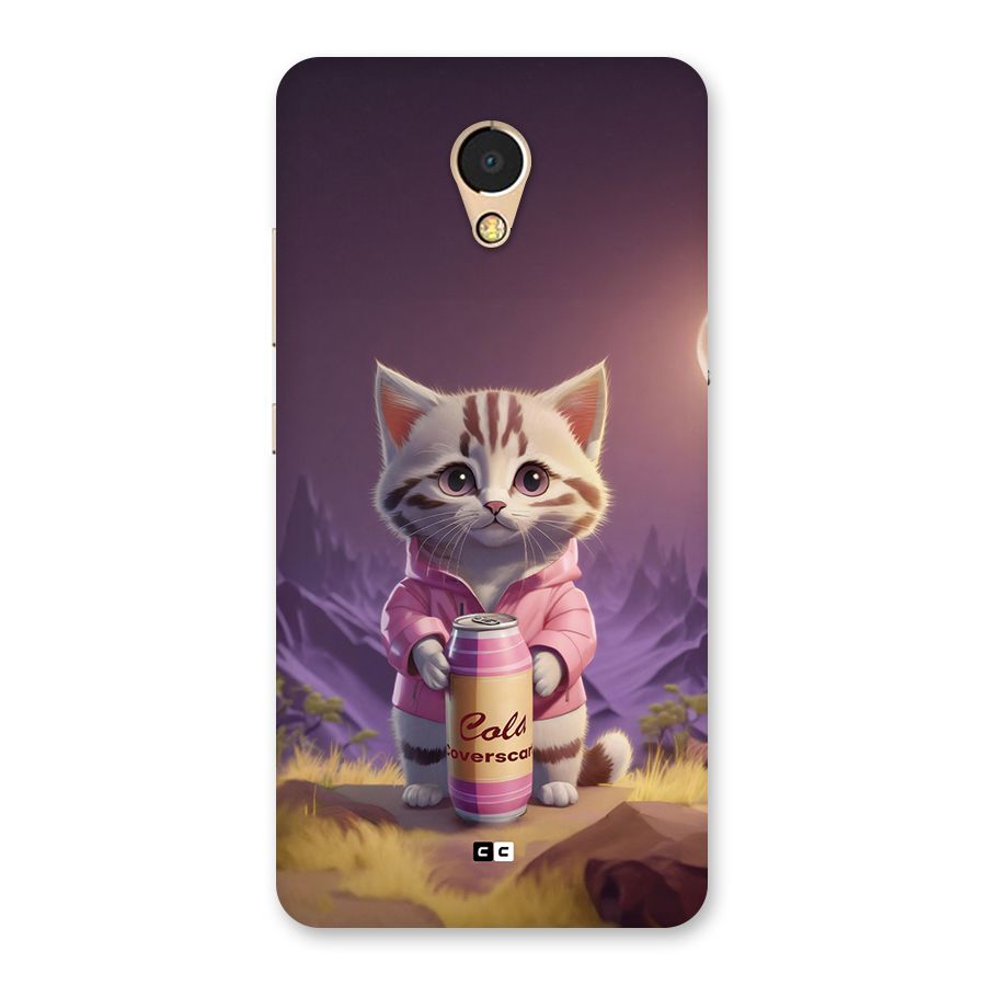 Cat Holding Can Back Case for Lenovo P2
