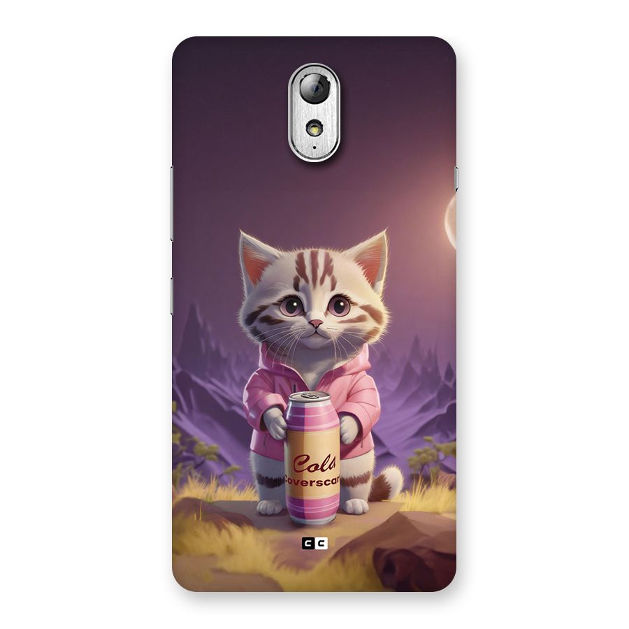 Cat Holding Can Back Case for Lenovo Vibe P1M