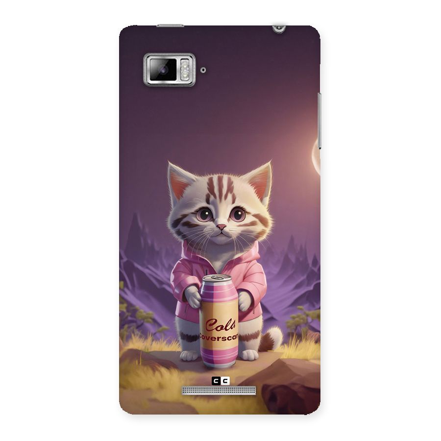 Cat Holding Can Back Case for Lenovo Vibe Z K910