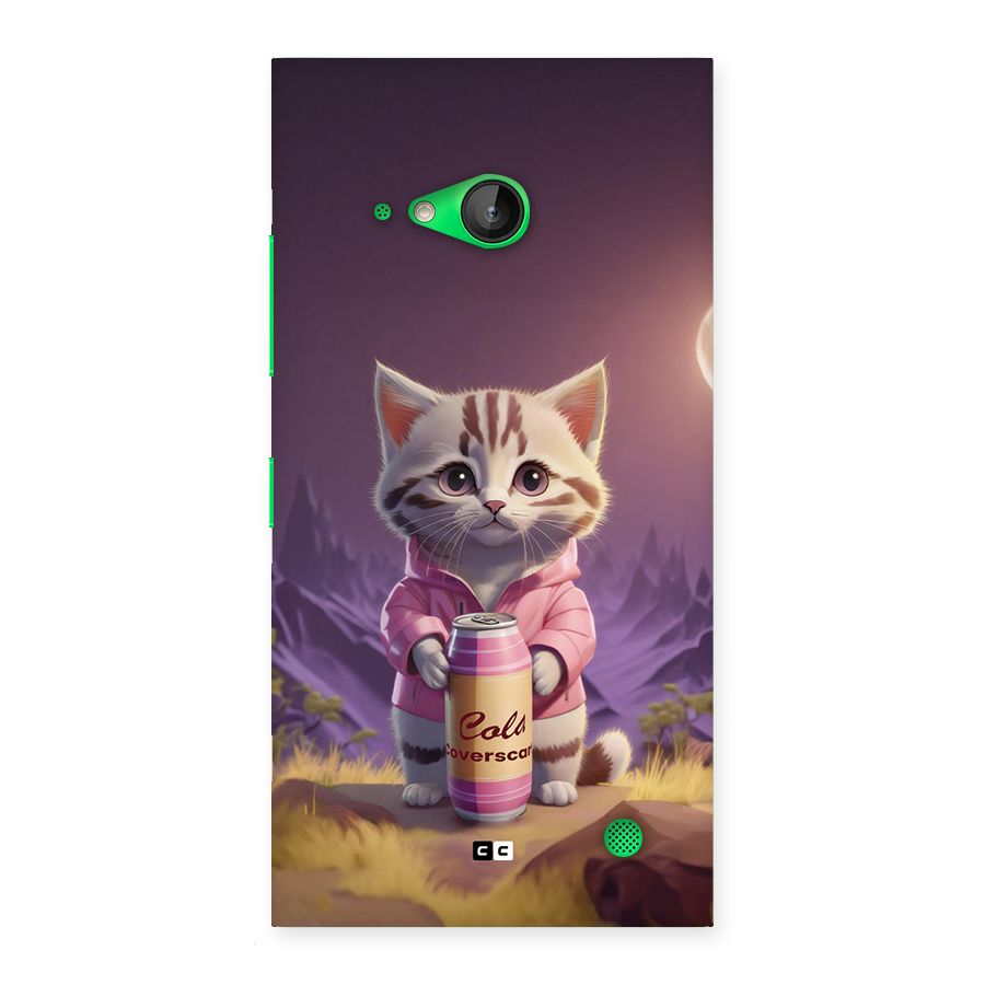Cat Holding Can Back Case for Lumia 730