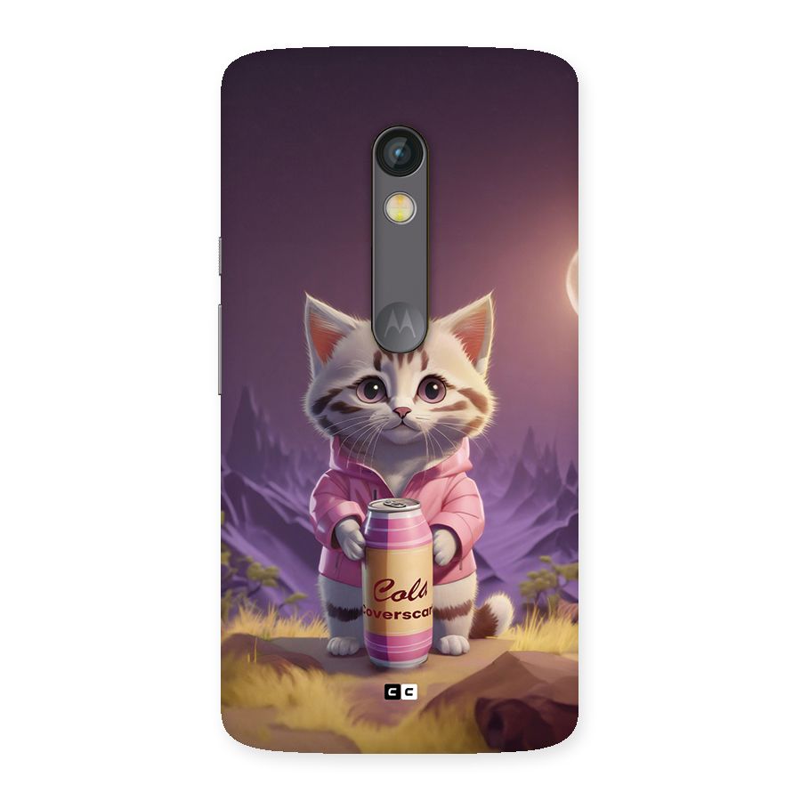 Cat Holding Can Back Case for Moto X Play