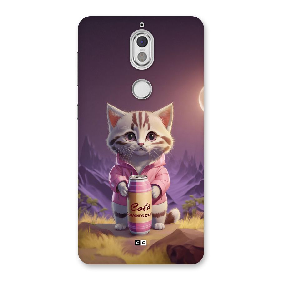 Cat Holding Can Back Case for Nokia 7