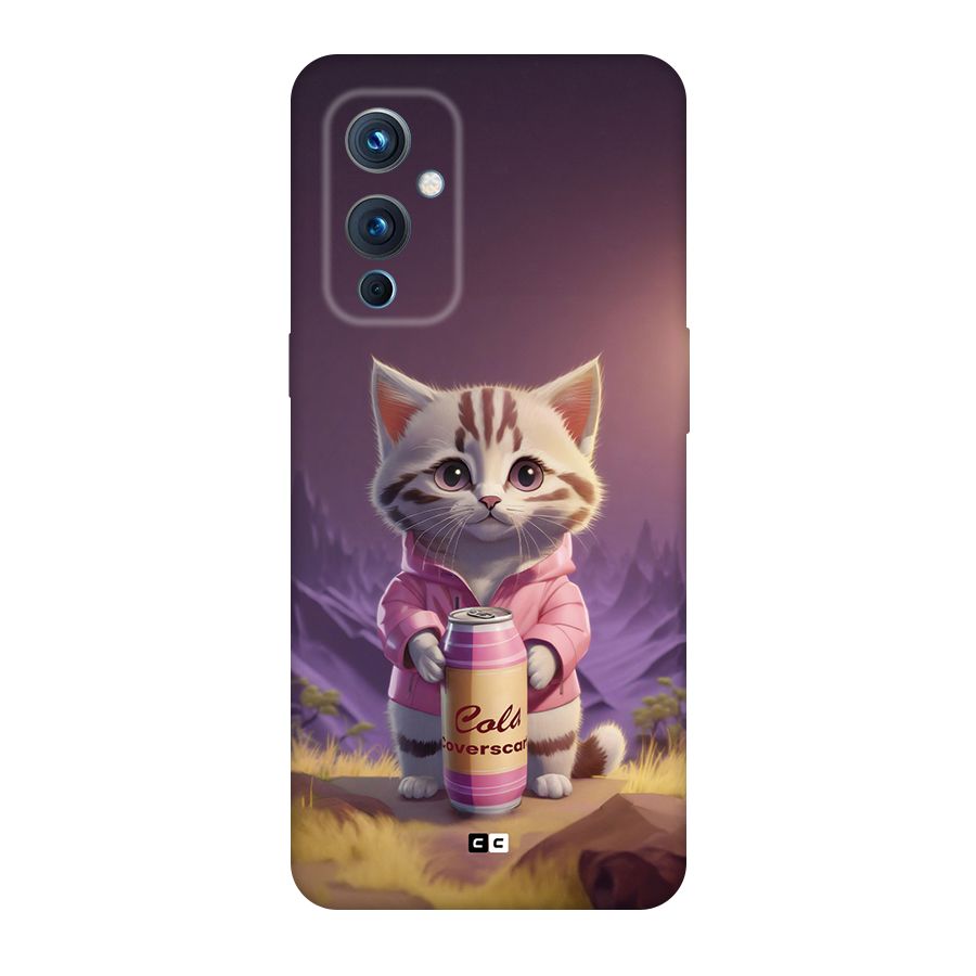 Cat Holding Can Back Case for OnePlus 9