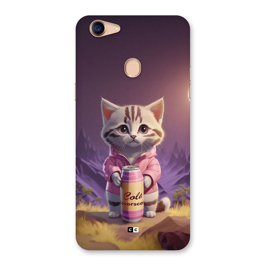 Cat Holding Can Back Case for Oppo F5