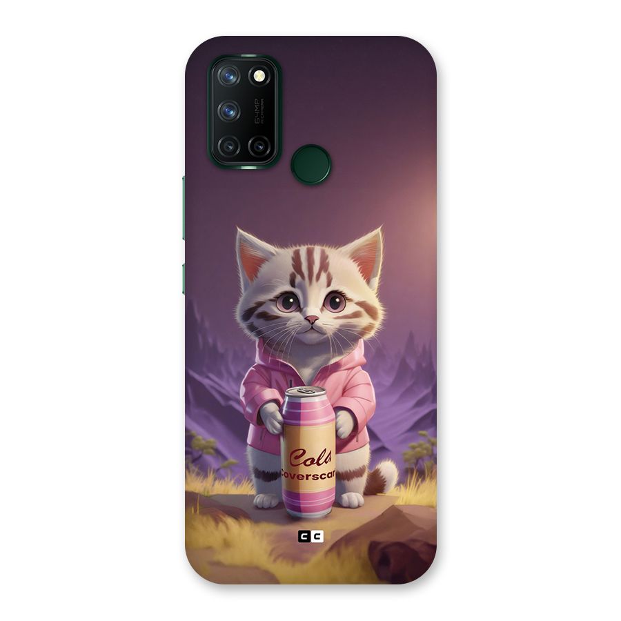 Cat Holding Can Back Case for Realme 7i